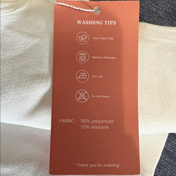 NWT Euyzou Contour Shapewear Tank Top White Size L - Picture 4 of 6